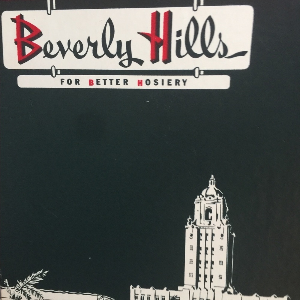 Vintage “Beverly Hills” 1940’s Nylon Hosiery 3 pr